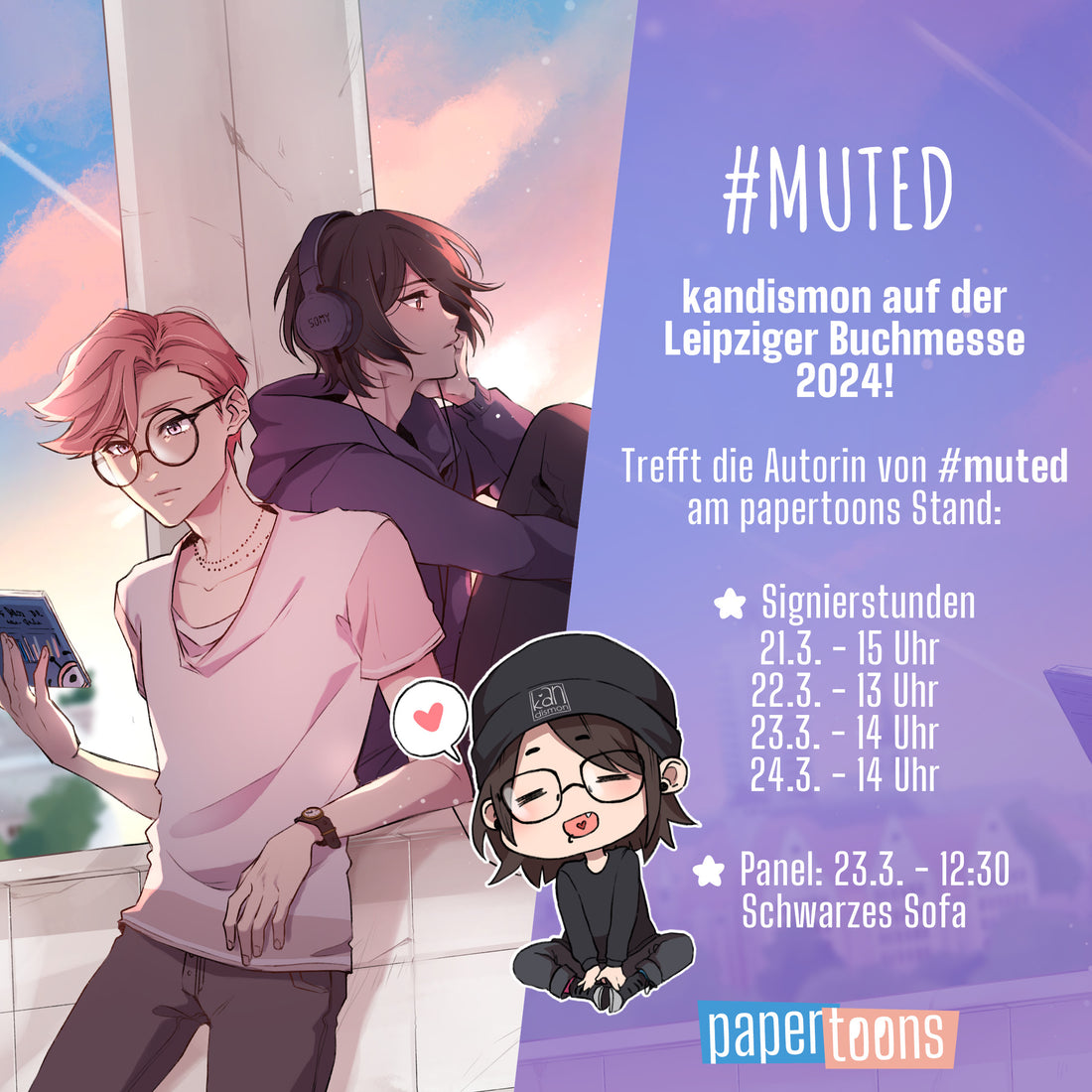 Papertoons auf der Manga Comic Con 2024 - alle Events und Signierstunden