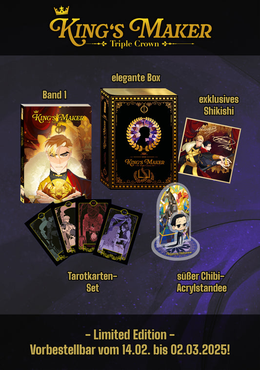King's Maker - Triple Crown Limited Edition: Schmuckbox inkl. Band 01