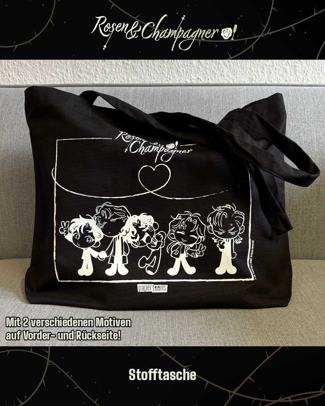 Rosen & Champagner Merchandise: Stofftasche