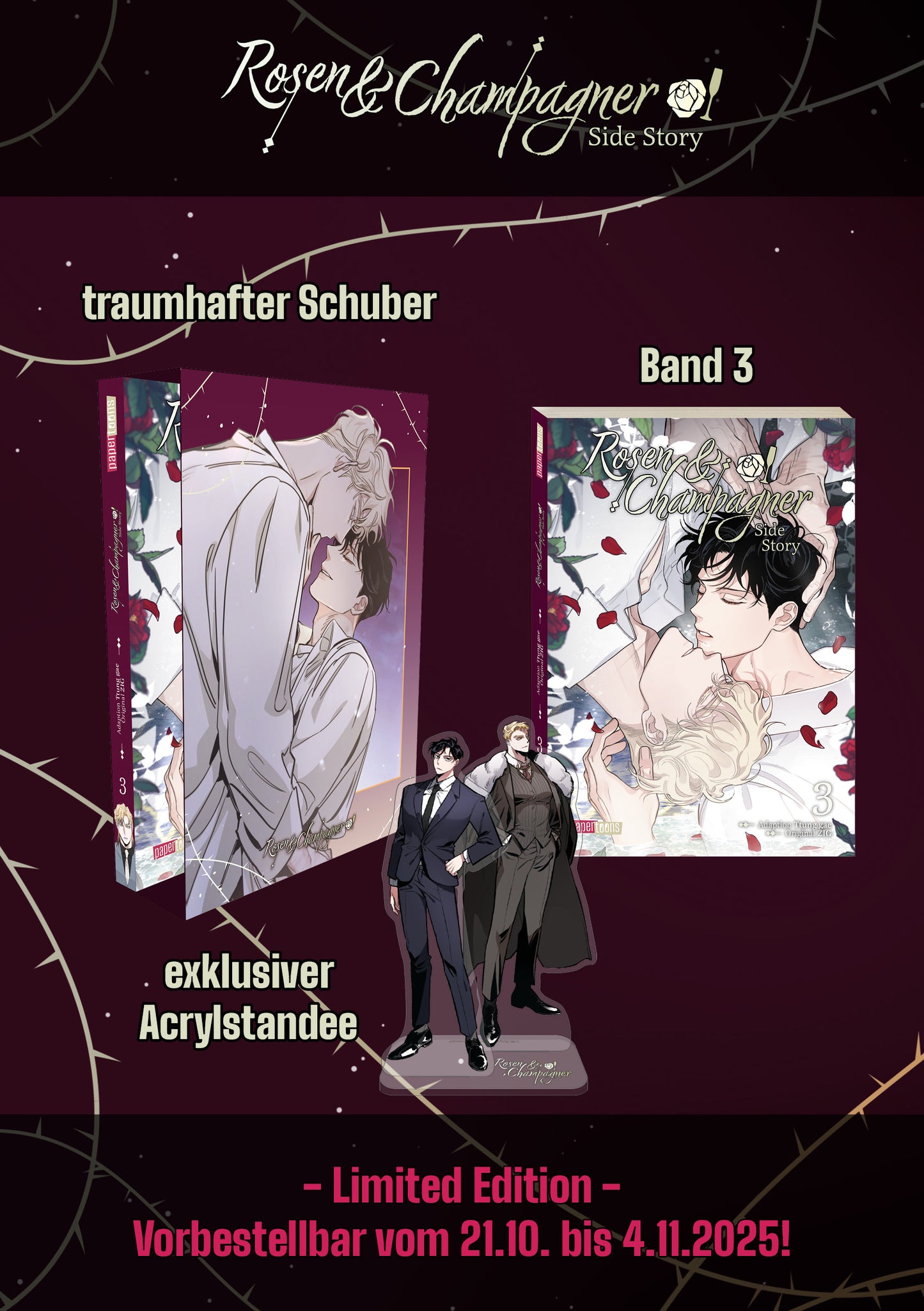 Rosen & Champagner Side Story Limited Edition: Schuber inkl. Band 3