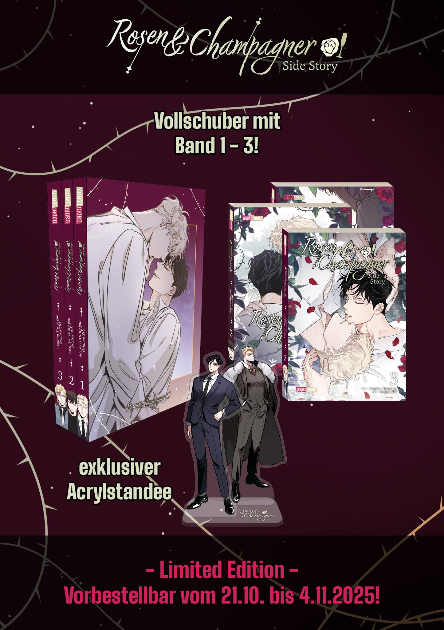 Rosen & Champagner Side Story Limited Edition: Schuber inkl. Band 1-3