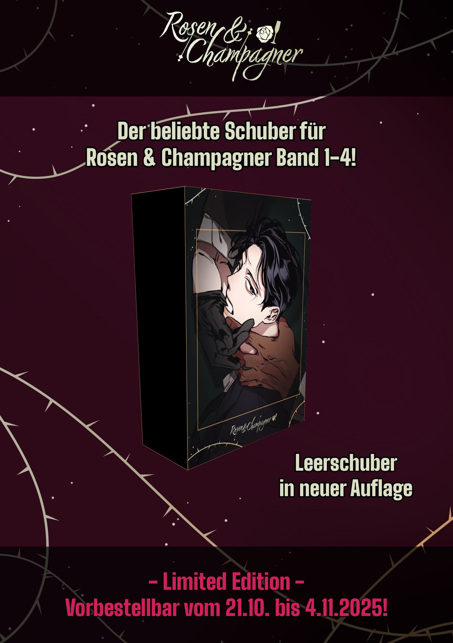 Rosen & Champagner Limited Edition: Sammelschuber
