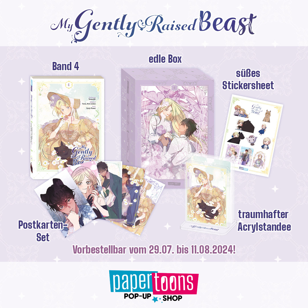 My gently raised Beast 4 Limited Edition im Papertoons Pop-up Shop!