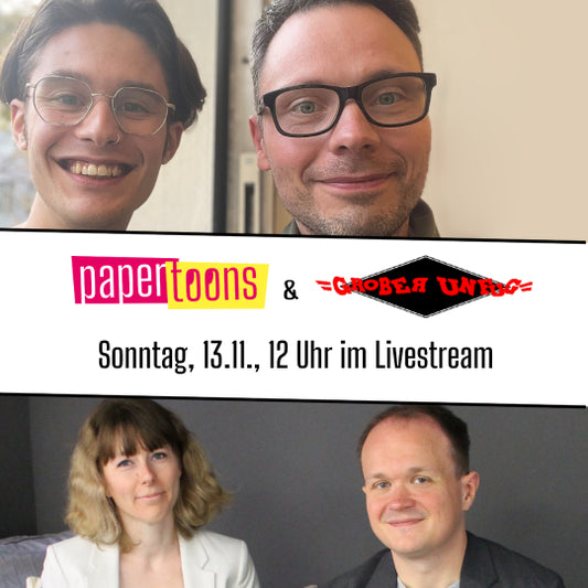 Papertoons bei Grober Unfug Comics im Livestream!