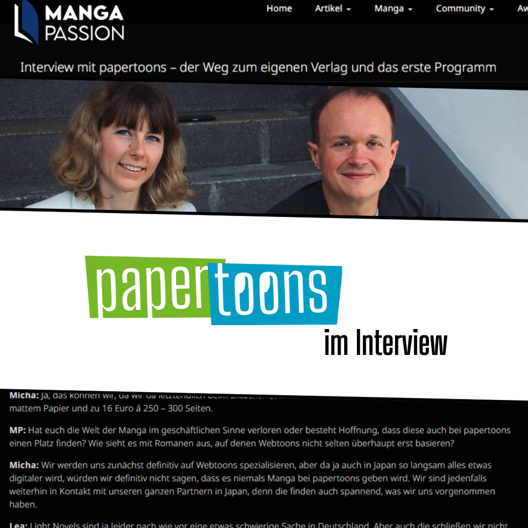 Papertoons im Interview mit Manga Passion