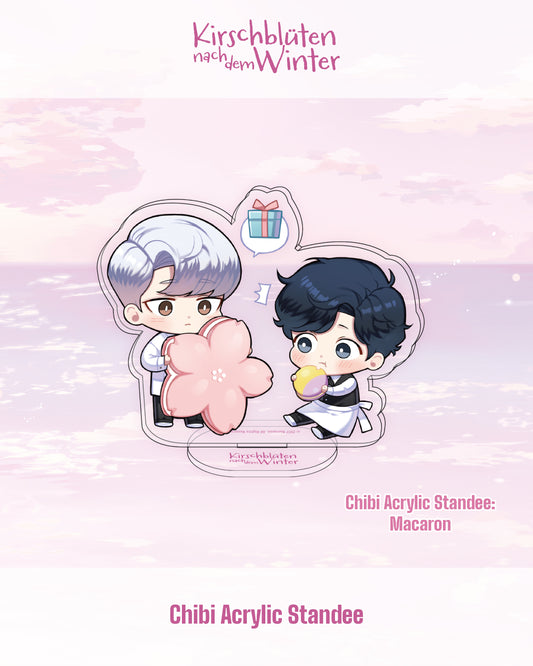 Kirschblüten nach dem Winter Merchandise: Chibi Acrylic Standee "Macaron"