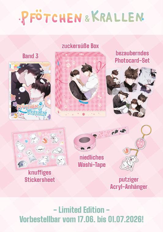 Pfötchen & Krallen Limited Edition: Schmuckbox mit Band 03